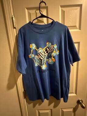 Nike Sportswear 'It's Airevolution' Graphic T-Shirt Blue